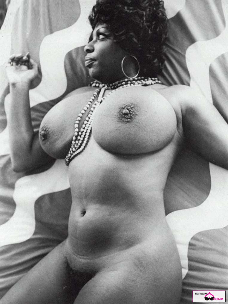 Vintage Ebony Hairy Pussy Big Tits