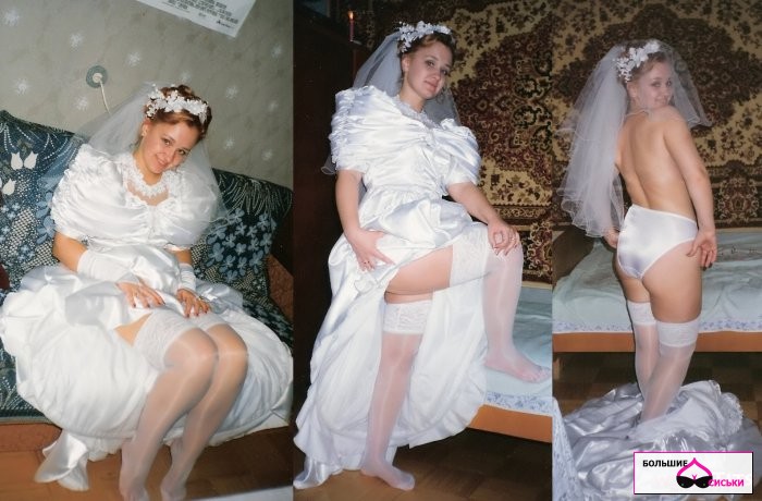 Частные фотографии красивой и голой невесты